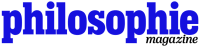 Logo Philosophie magazine (bleu et noir)