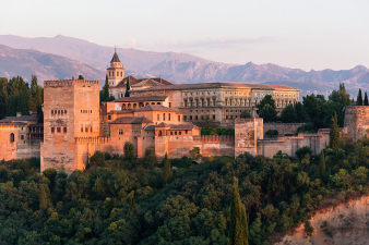 Le palais de l'Alhambra à Grenade
