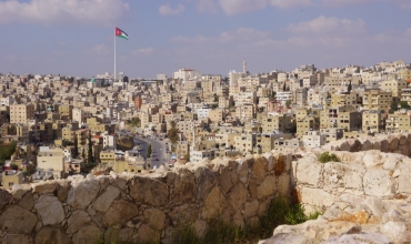 Amman, capitale de la Jordanie, depuis la citadelle Jebel Al Qala’a.