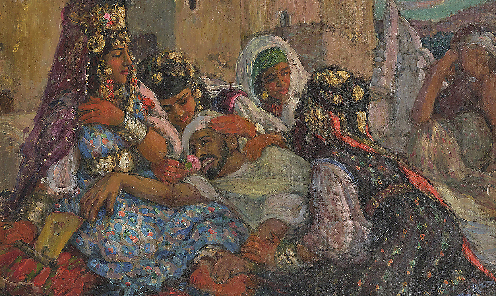 Étienne Dinet (1861-1929), Martyr d’amour, 1911. Collection privée