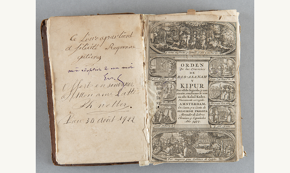 "Orden de las Oraciones de Ros-Asanah y Kipur"n Amsterdam, 1717. © mahJ
