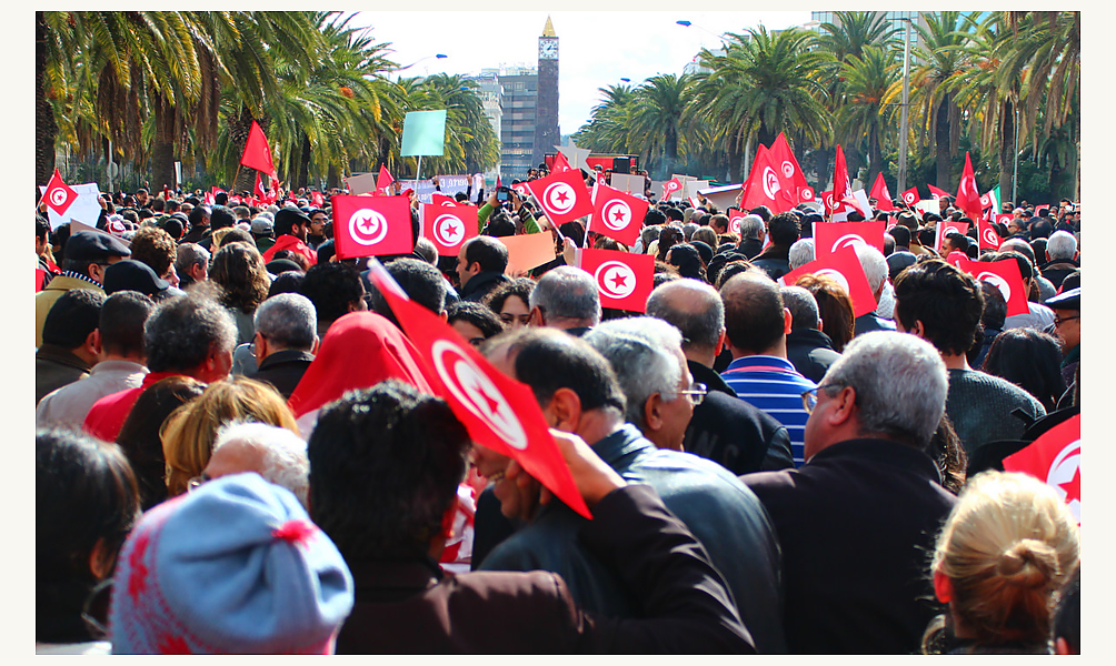 Tunis, janvier 2012. © Amine Ghrabi