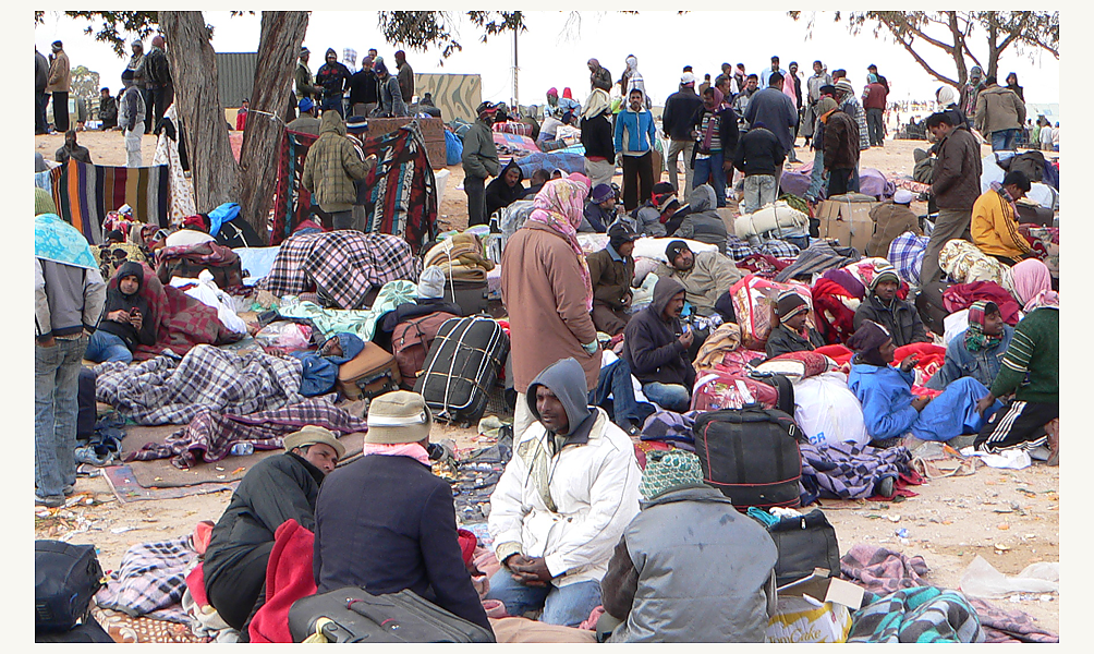Le camp de réfugiés de Choucha (Tunisie) © Mohamed Ali Mhenni