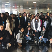 Visite à l'IMA d'un groupe de jeunes Israéliens et Palestiniens 23 février 2017