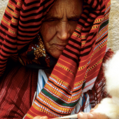 La fileuse, photo de Ridha Zili (1943-2011). © Donation C & F Lemand / IMA
