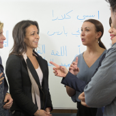 Cours de langue au Centre de langue de l'Institut du monde arabe.© IMA/Alice Sidoli