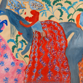 بايا، الحمار الأزرق، 1950 - مجموعة مؤسسة كامل لازار