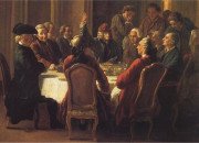 Jean Huber, "Un diner de philosophes"