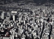 Vue aérienne de Beyrouth