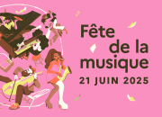 Affiche Fête de la musique 21 juin 2025