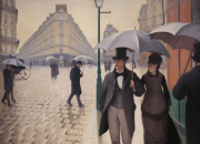Gustave Caillebotte, rue de Paris, temps de pluie, 1877