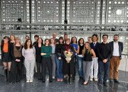 Les étudiants du master Musées et Nouveaux Médias de la Sorbonne Nouvelle-Paris 3, à l'IMA  le 3 avril 2026