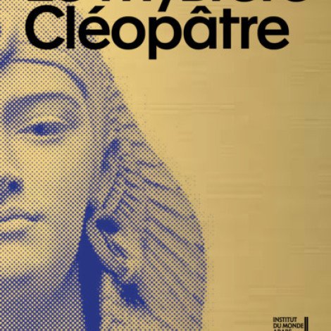 Couverture du catalogue de l'exposition Cléopâtre, coédition IMA/SKIRA